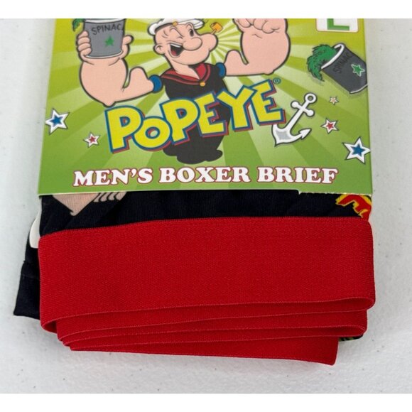 Popeye Men’s Boxer Briefs Novelty Graphic Cartoon Size Large NWT - Picture 3 of 4